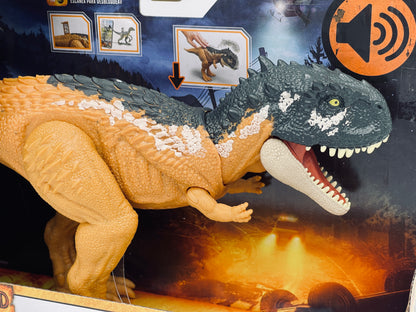 Jurassic World Dominion Skorpiovenator Roar Attack Roar Strikers + Sound (Mattel) 
