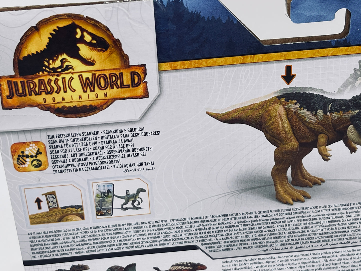 Jurassic World Dominion Skorpiovenator Roar Attack Roar Strikers + Sound (Mattel) 