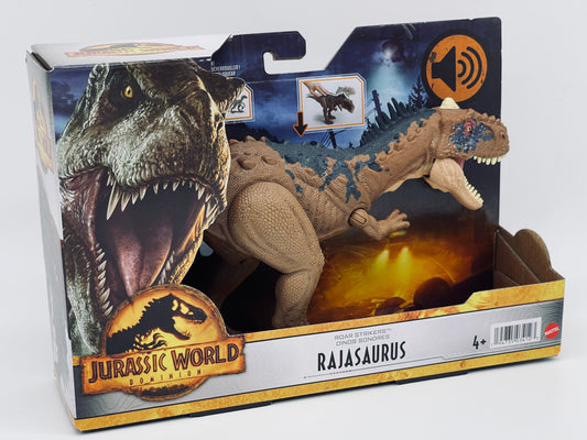 Jurassic World Dominion Rajasaurus Roar Strikers Roar Attack with Sound (Mattel) 
