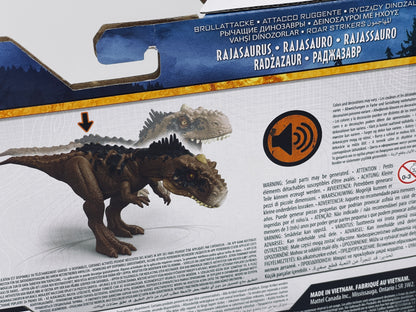 Jurassic World Dominion Rajasaurus Brüllattacke Roar Strikers mit Sound (Mattel)