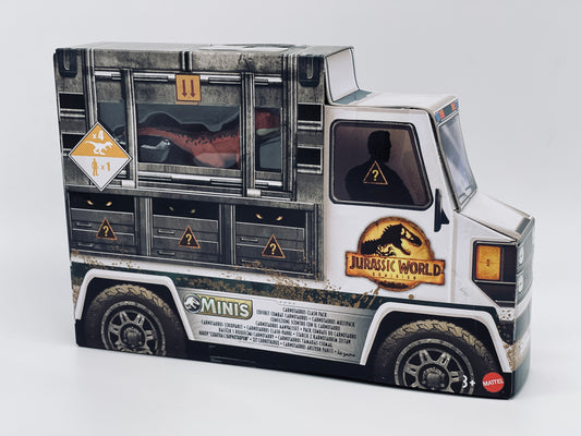 Jurassic World Dominion Carnotaurus Multipack Minis - 4 Dinos 1 Figure (Mattel) 