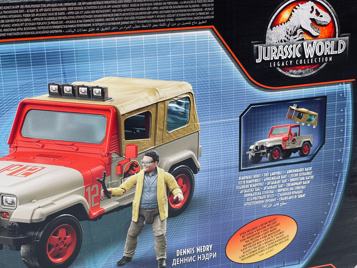 Jurassic World Legacy Collection Dennis Nedrys Flucht Movie Moments (Mattel)
