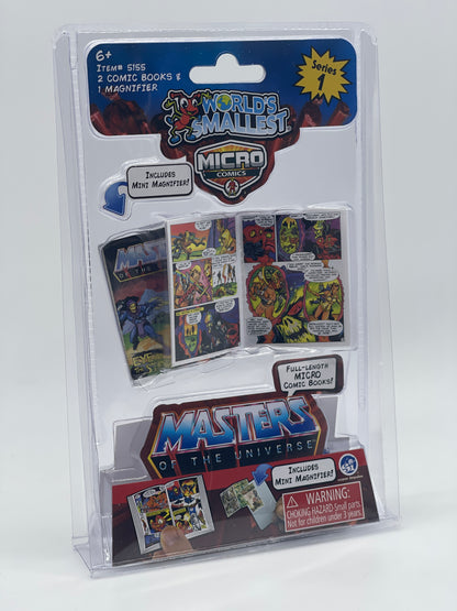 Worlds Smallest Micro "2-Pack Mini Comics" Masters of the Universe Series #1