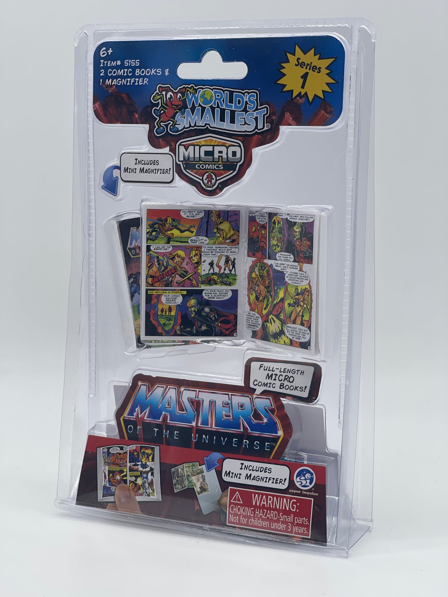 World's Smallest Micro "2-Pack Mini Comics" Masters of the Universe Serie #1