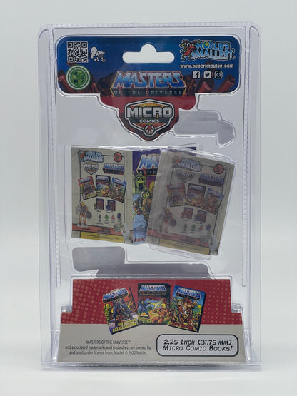 World's Smallest Micro "2-Pack Mini Comics" Masters of the Universe Serie #1