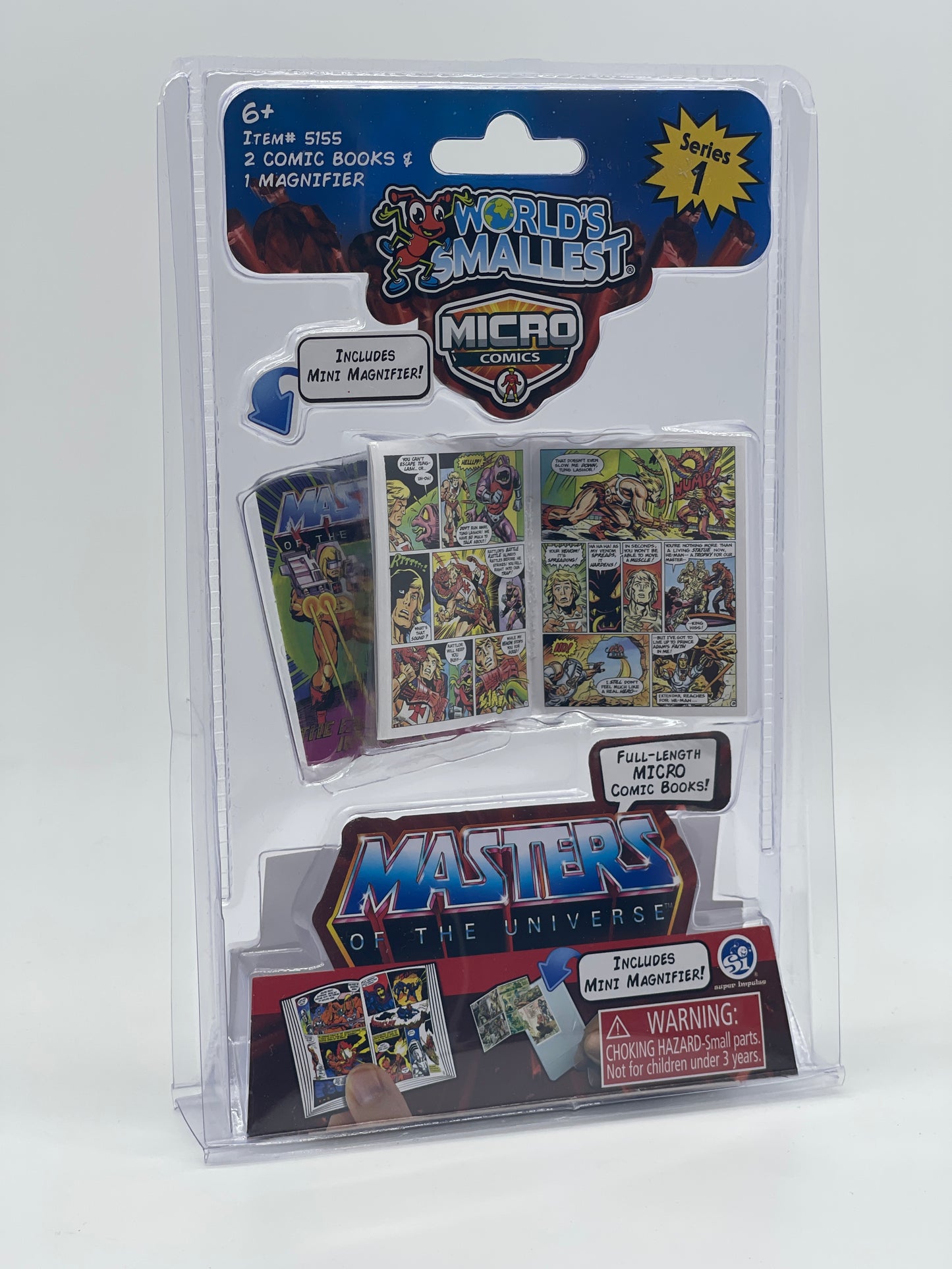 Worlds Smallest Micro "2-Pack Mini Comics" Masters of the Universe Series #1