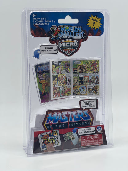 Worlds Smallest Micro "2-Pack Mini Comics" Masters of the Universe Series #1
