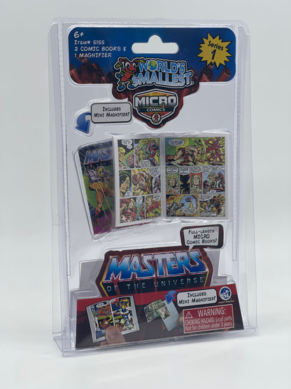 World's Smallest Micro "2-Pack Mini Comics" Masters of the Universe Serie #1