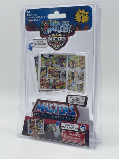 Worlds Smallest Micro "2-Pack Mini Comics" Masters of the Universe Series #1