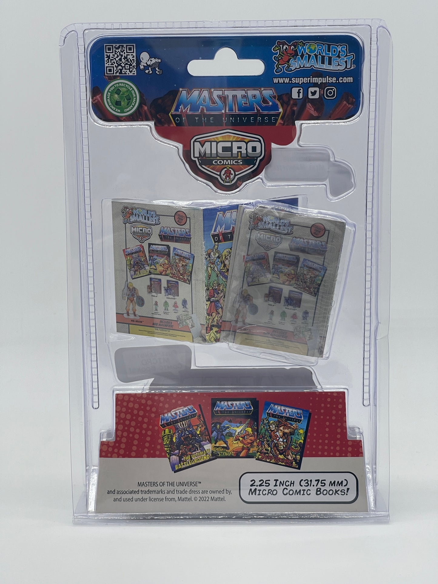 Worlds Smallest Micro "2-Pack Mini Comics" Masters of the Universe Series #1