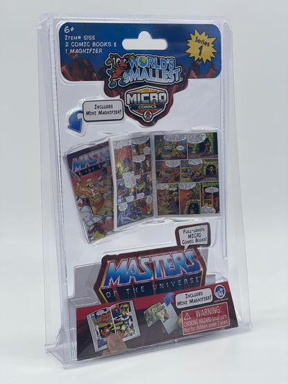 World's Smallest Micro "2-Pack Mini Comics" Masters of the Universe Serie #1