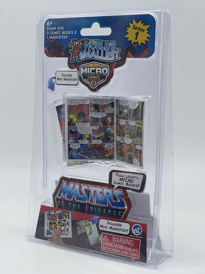 Worlds Smallest Micro "2-Pack Mini Comics" Masters of the Universe Series #1