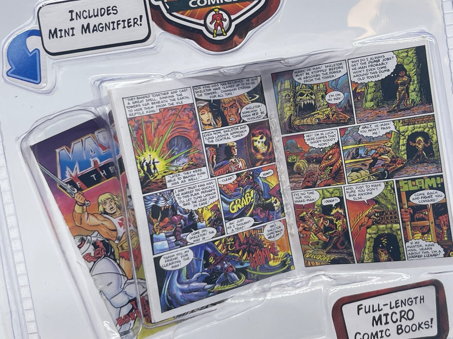 World's Smallest Micro "2-Pack Mini Comics" Masters of the Universe Serie #1