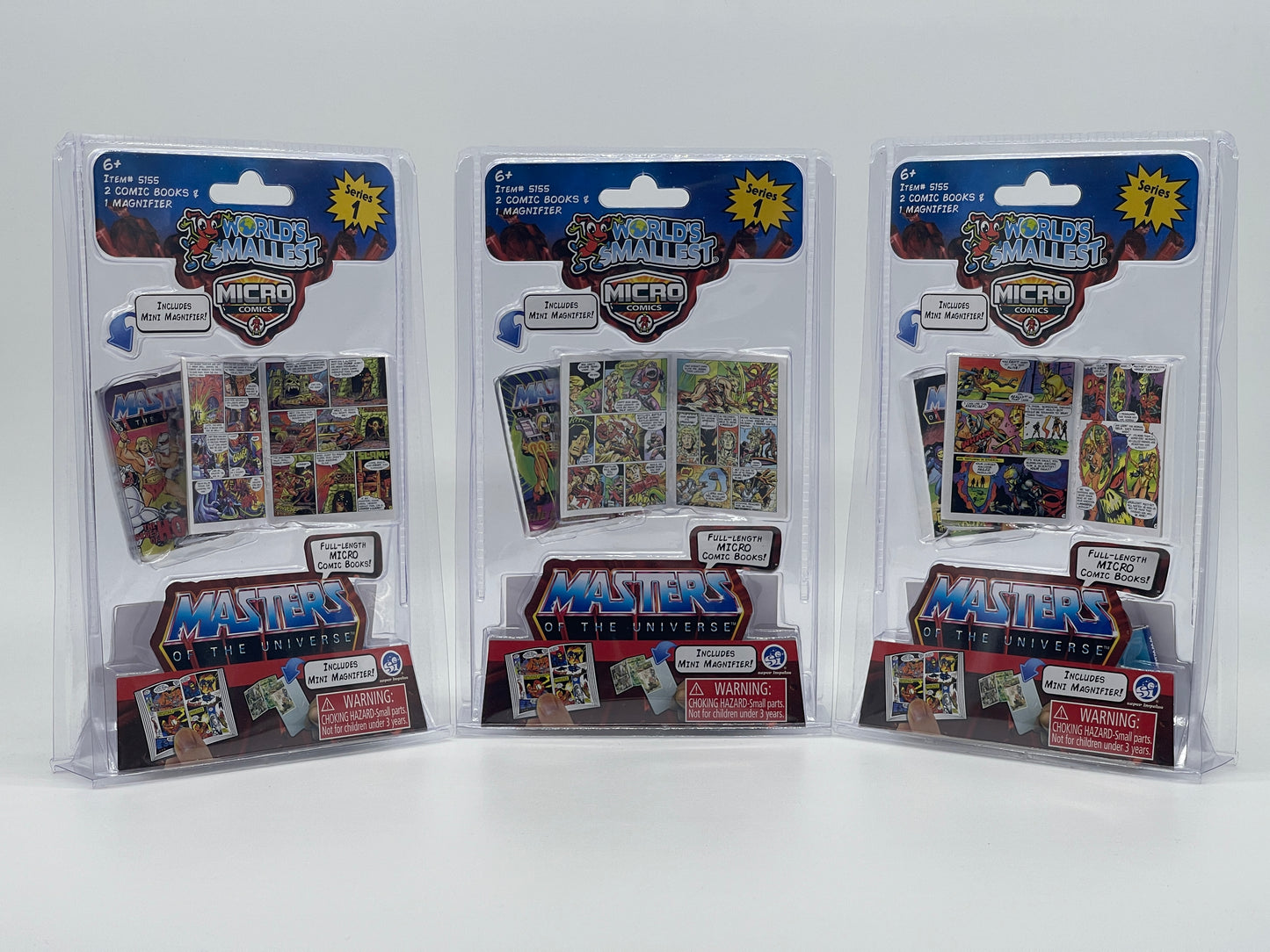 World's Smallest Micro "2-Pack Mini Comics" Masters of the Universe Serie #1