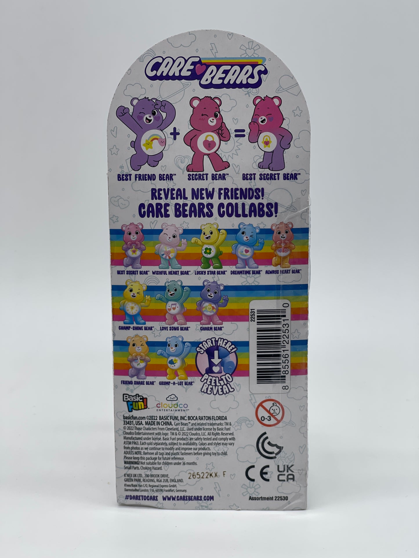Care Bears Glücksbärchi "Surprise Figures Peel and Reveal" 10 neue Bären (2022)