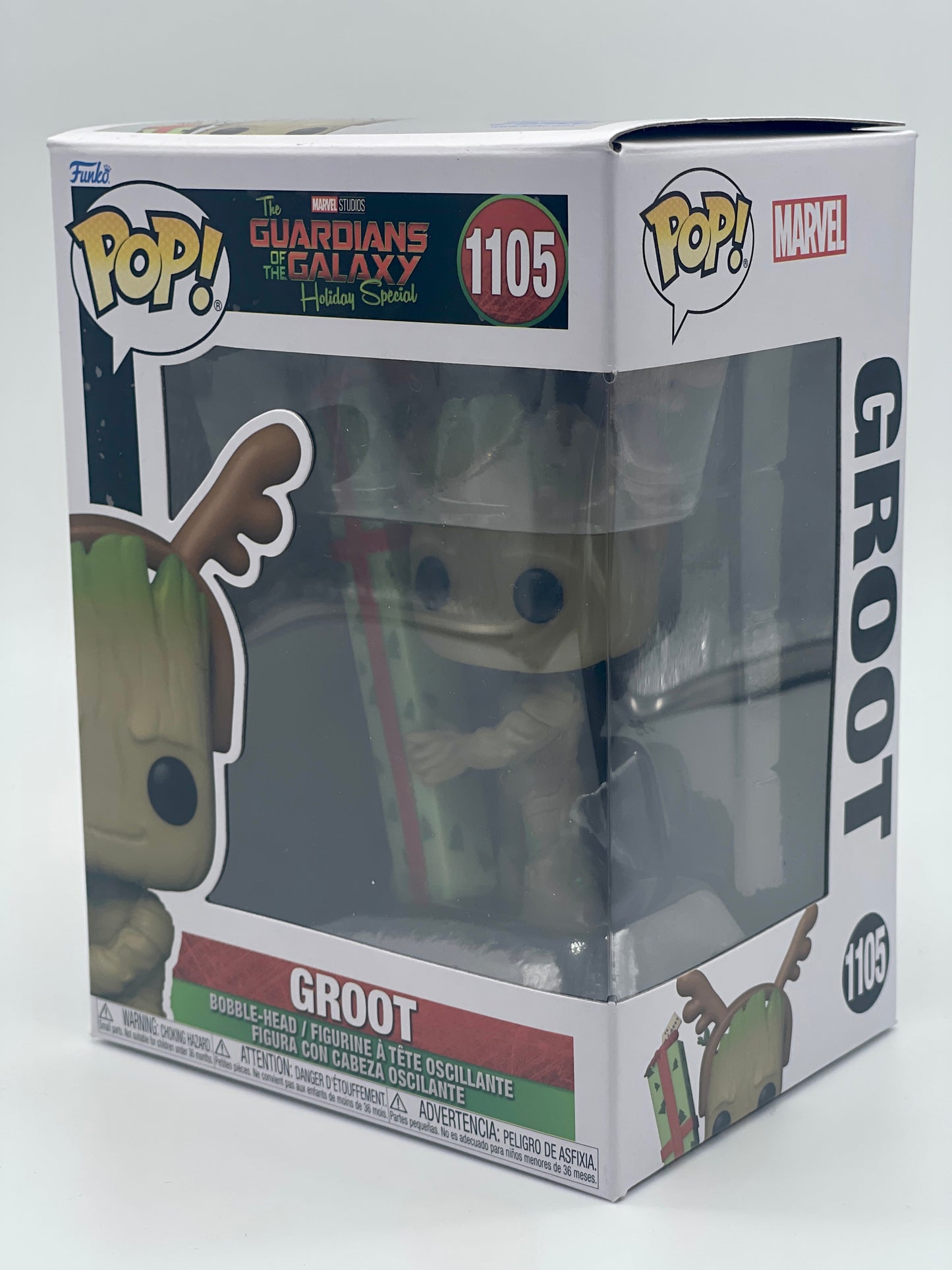 Funko POP « Groot » Les Gardiens de la Galaxie Spécial Noël Marvel #1105 (2022)