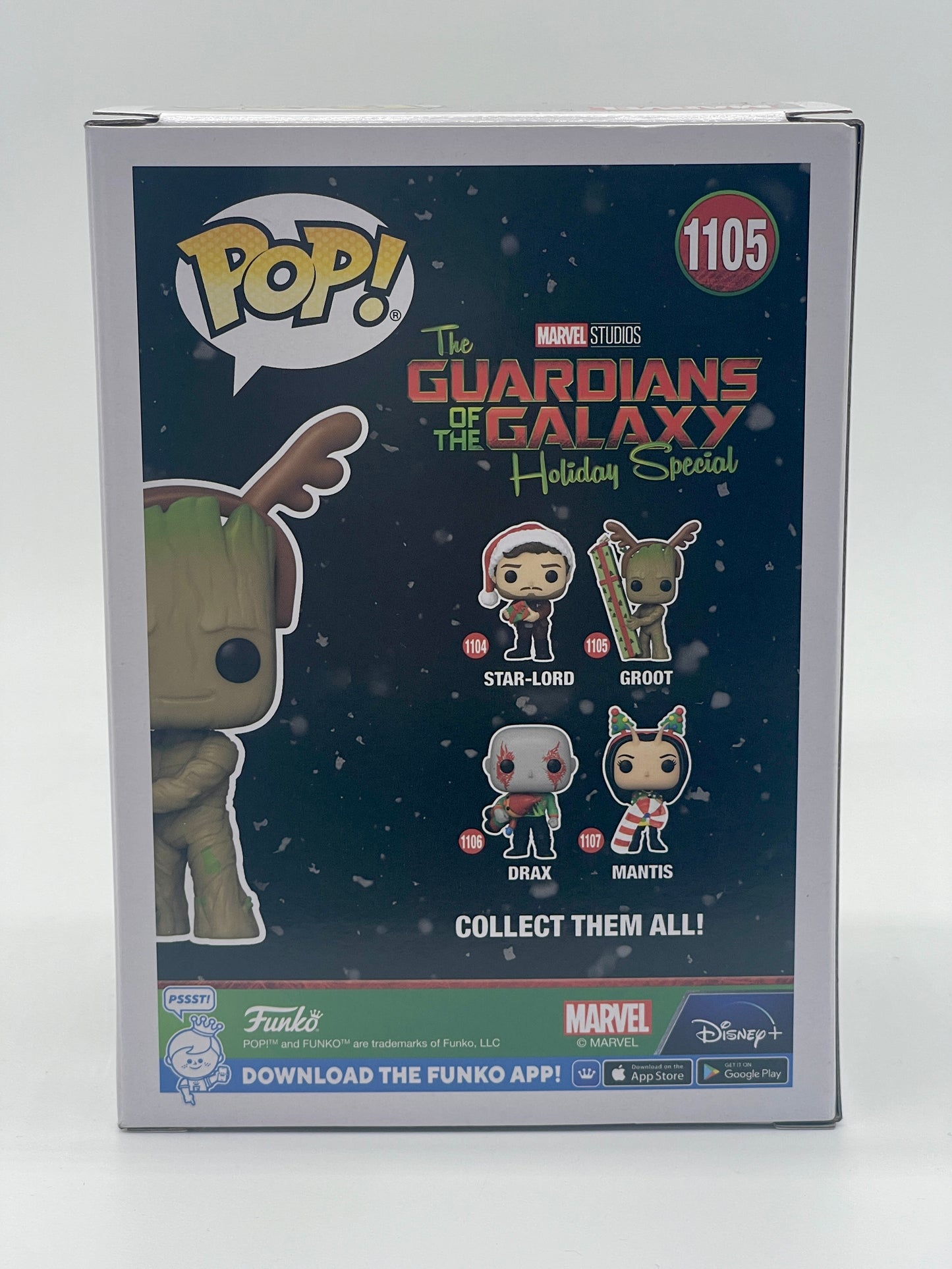 Funko POP « Groot » Les Gardiens de la Galaxie Spécial Noël Marvel #1105 (2022)