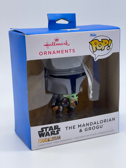 Hallmark Ornaments 2022 "The Mandalorian & Grogu" Star Wars Funko Pop Edition