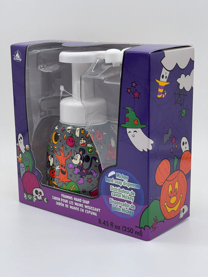 Disney "Foam Hand Soap Dispenser" with Mickey Head Shaped Soap Happy Halloween 