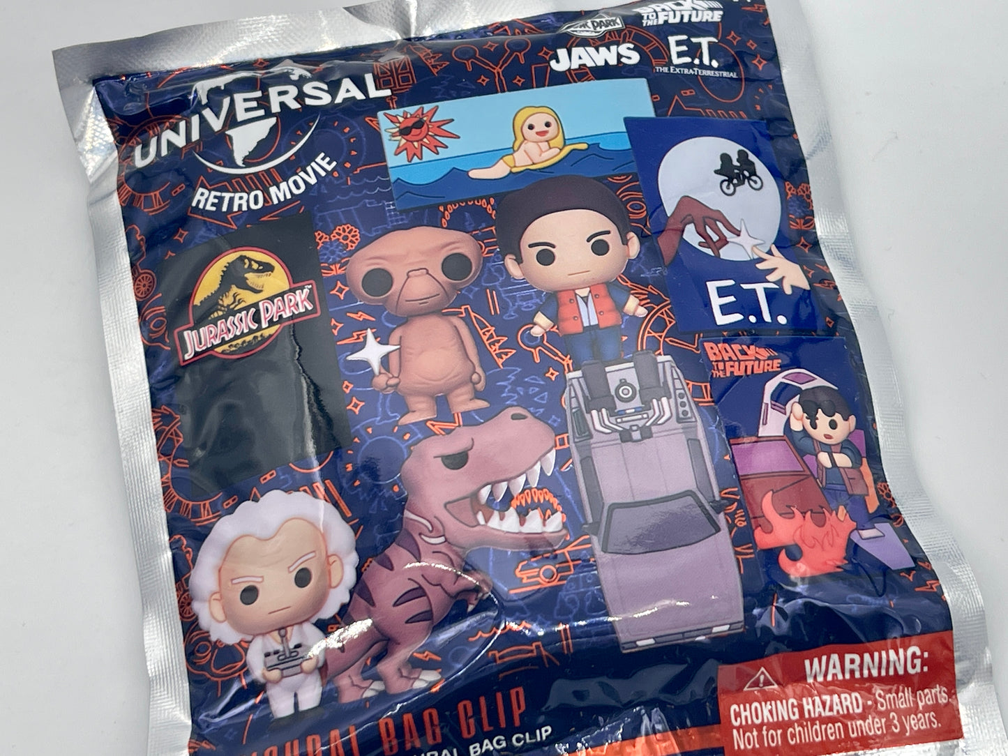 Universal Studios Retro Movie "Taschenanhänger" 3D Figural Bag Clip Schlüsselanhänger