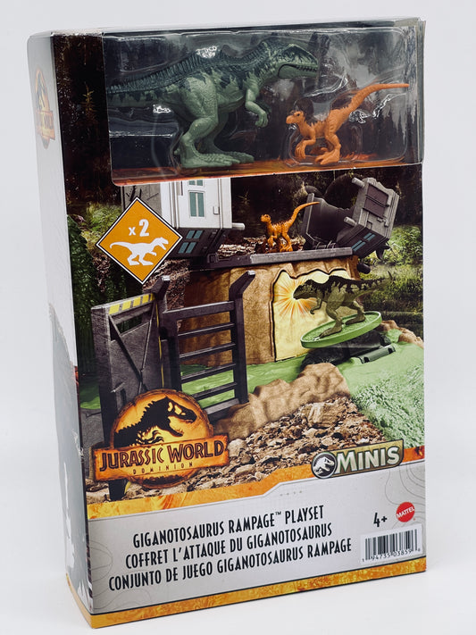 Jurassic World Dominion Minis Giganotosaurus Spielset Launch & Destroy (Mattel)