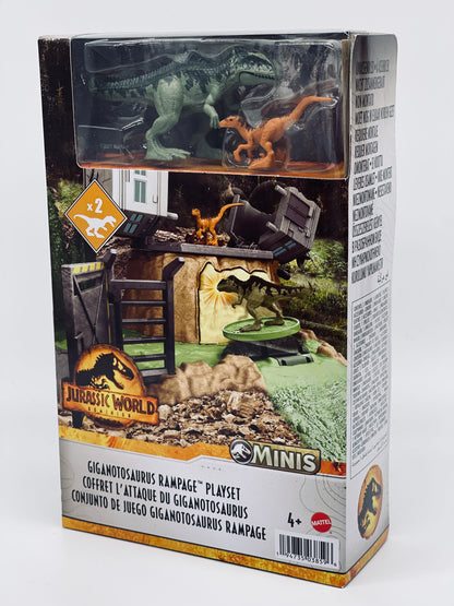 Jurassic World Dominion Minis Giganotosaurus Playset Launch &amp; Destroy (Mattel) 