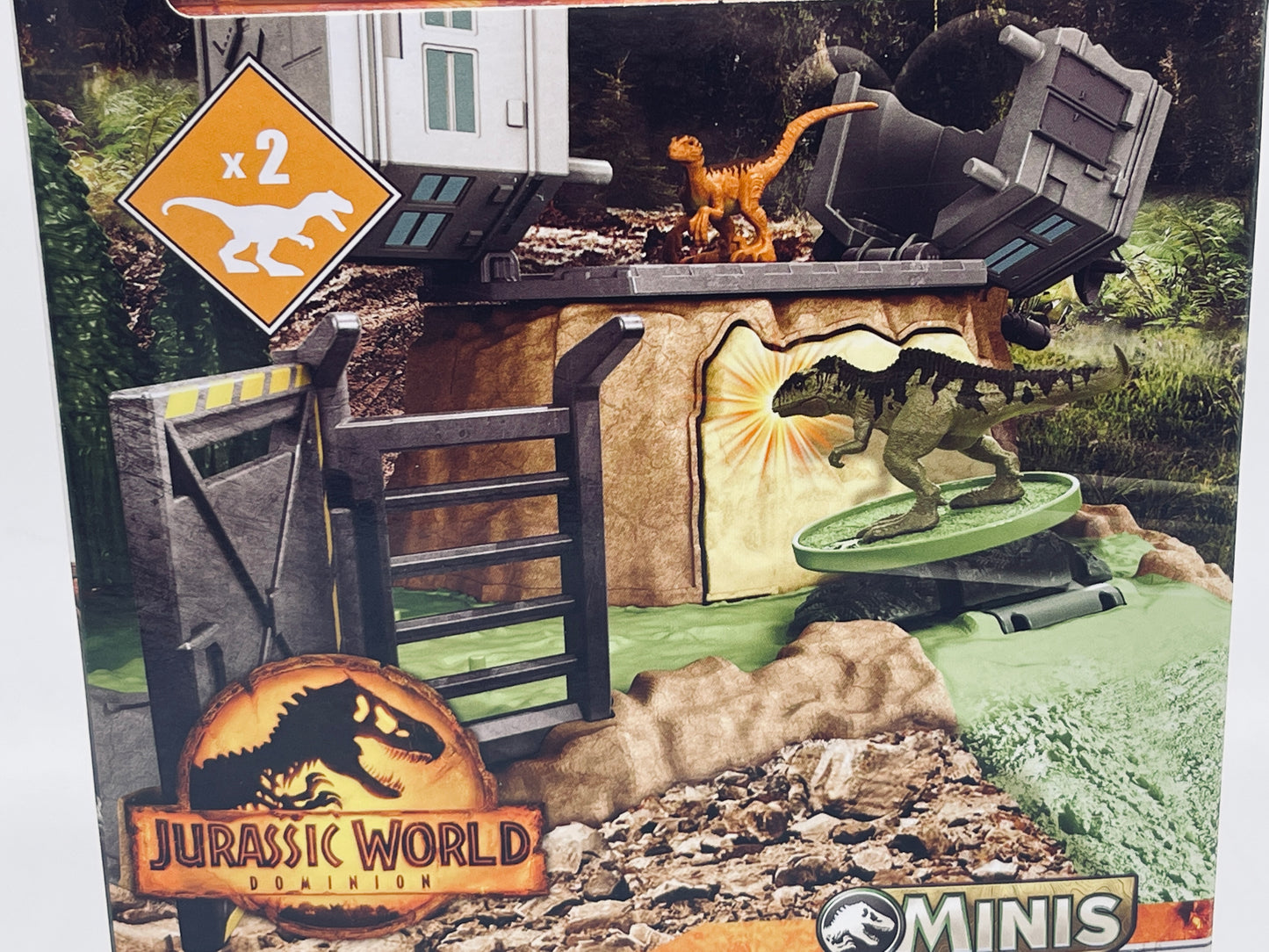 Jurassic World Dominion Minis Giganotosaurus Playset Launch &amp; Destroy (Mattel) 