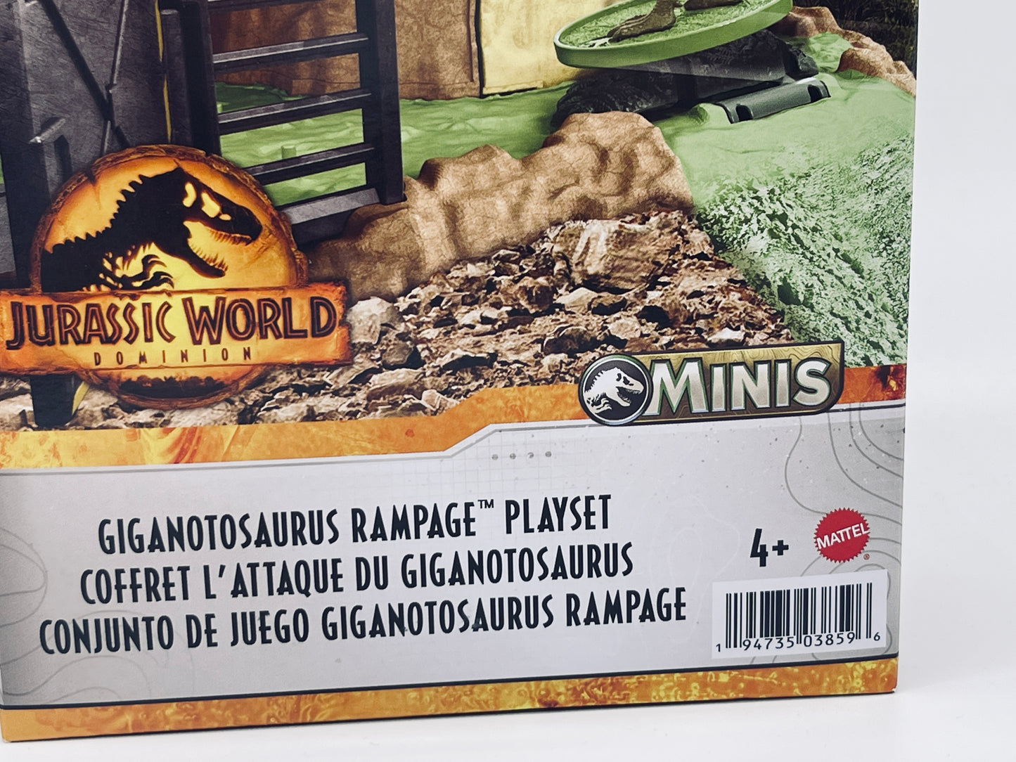 Jurassic World Dominion Minis Giganotosaurus Playset Launch &amp; Destroy (Mattel) 