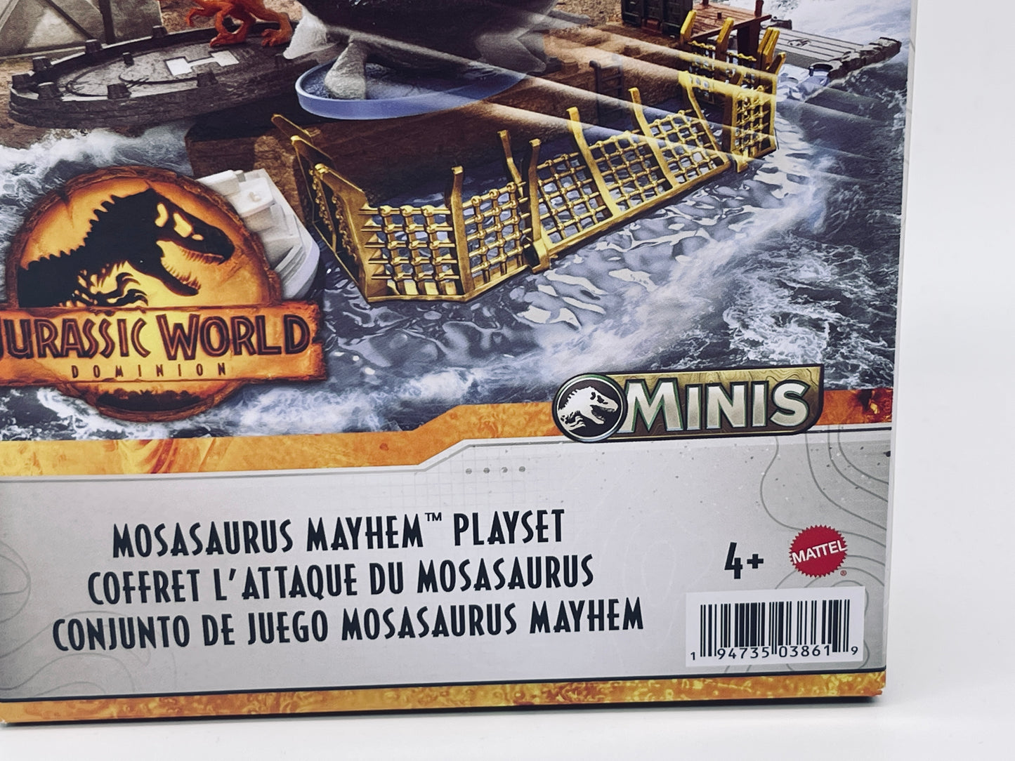 Jurassic World Dominion Minis Mosasaurus Chaos Spielset Launch & Destroy (Mattel)