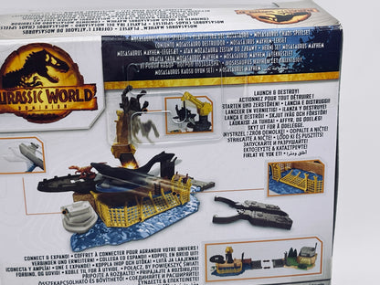 Jurassic World Dominion Minis Mosasaurus Chaos Spielset Launch & Destroy (Mattel)