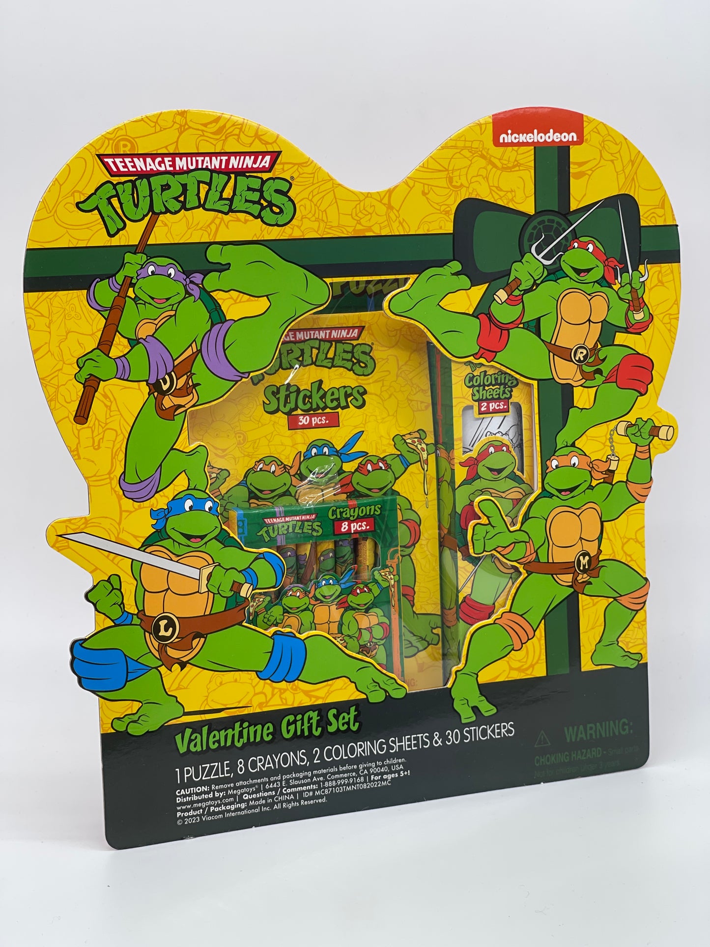 Teenage Mutant Ninja Turtles "Valentine's Day Gift Set" TMNT Nickelodeon (2023) 