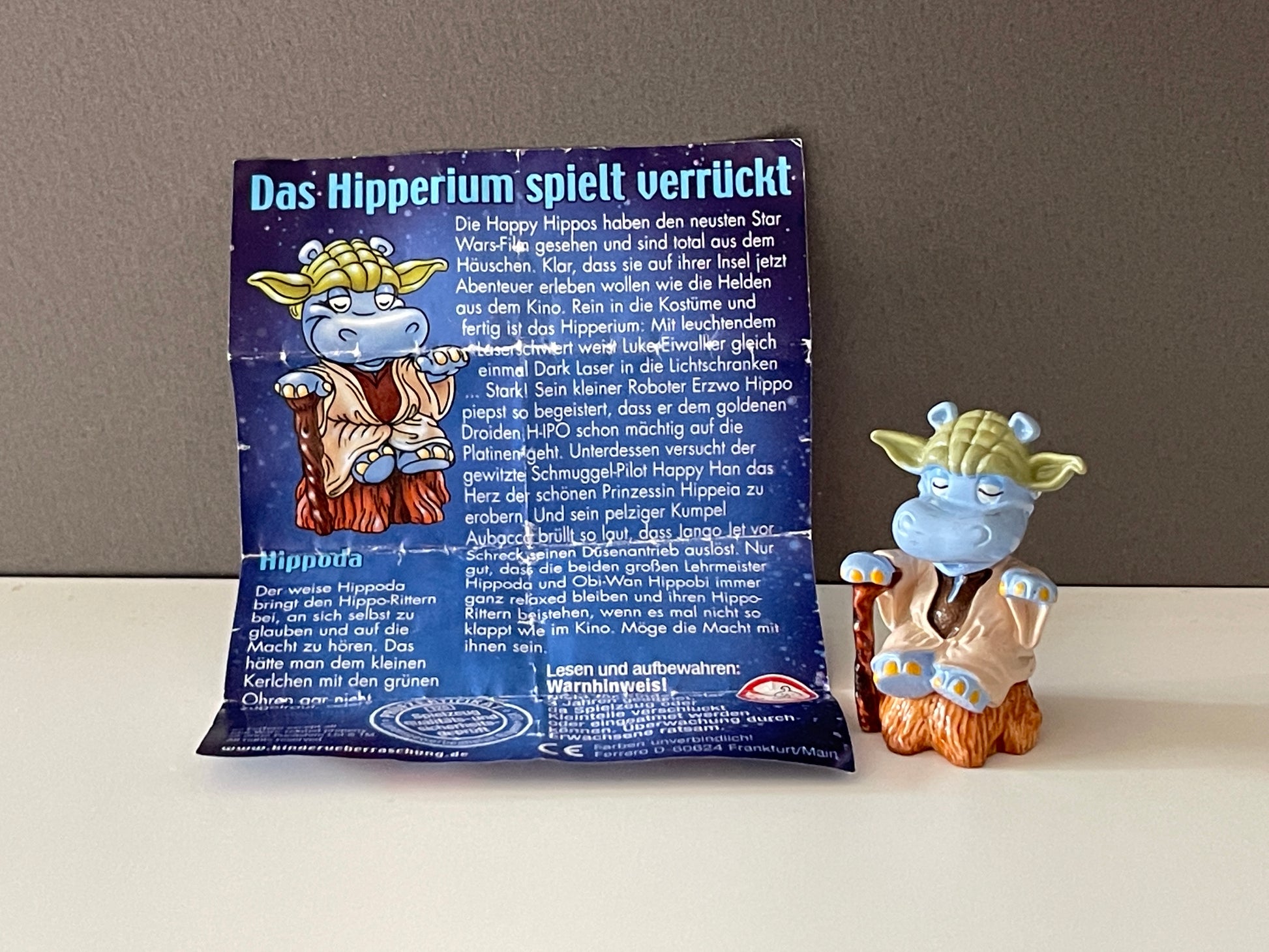 Das Hipperium Spielt Verrückt - STAR WARS - Überraschungsei Ü-Ei (2002) *AUSWAHL* - END OF TOYS STORE