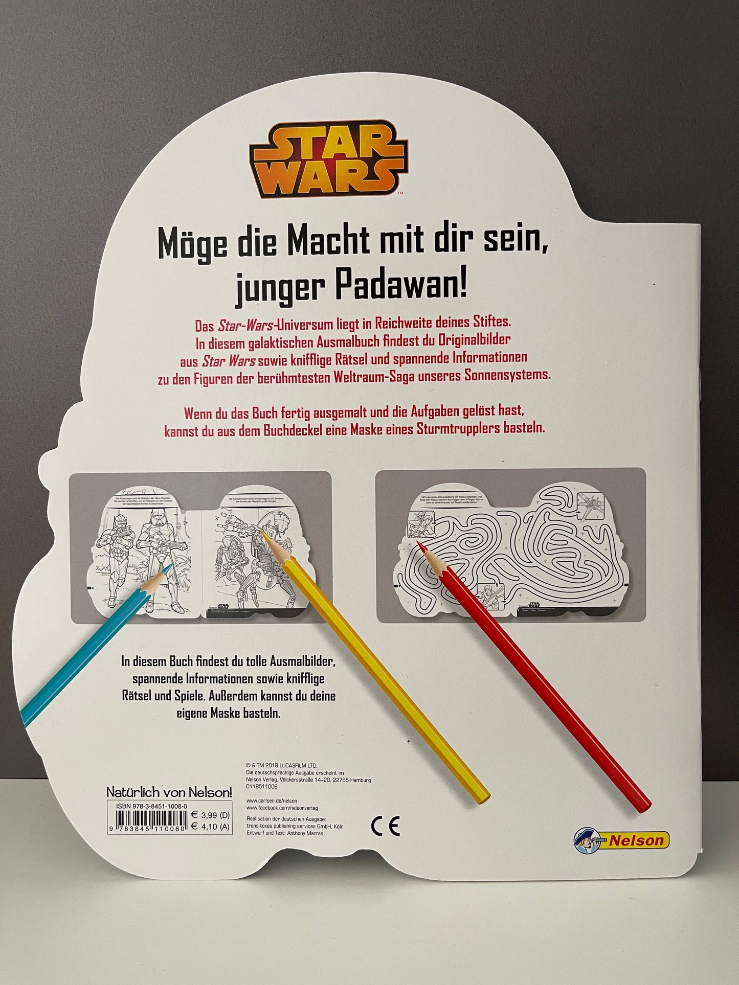 Star Wars Sturmtruppler Stormtropper Mal- & Rätselspaß (Nelson Verlag, 2018)