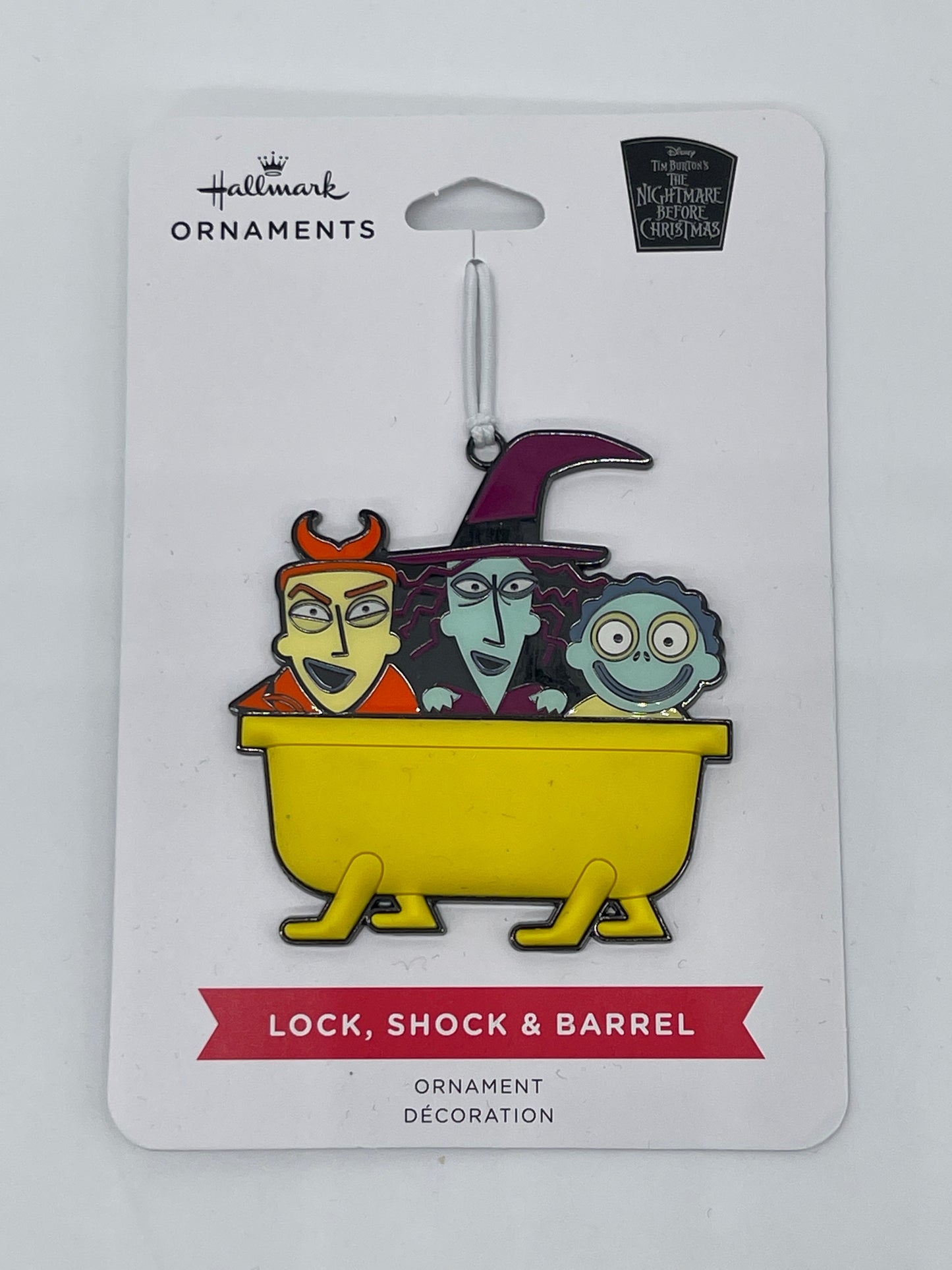 Hallmark Ornaments "Lock, Shock &amp; Barrel" Nightmare Before Christmas Pendant 