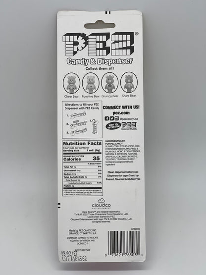 PEZ Care Bears Glücksbärchis "Unlock the Magic" Funshine Bear USA (2022)