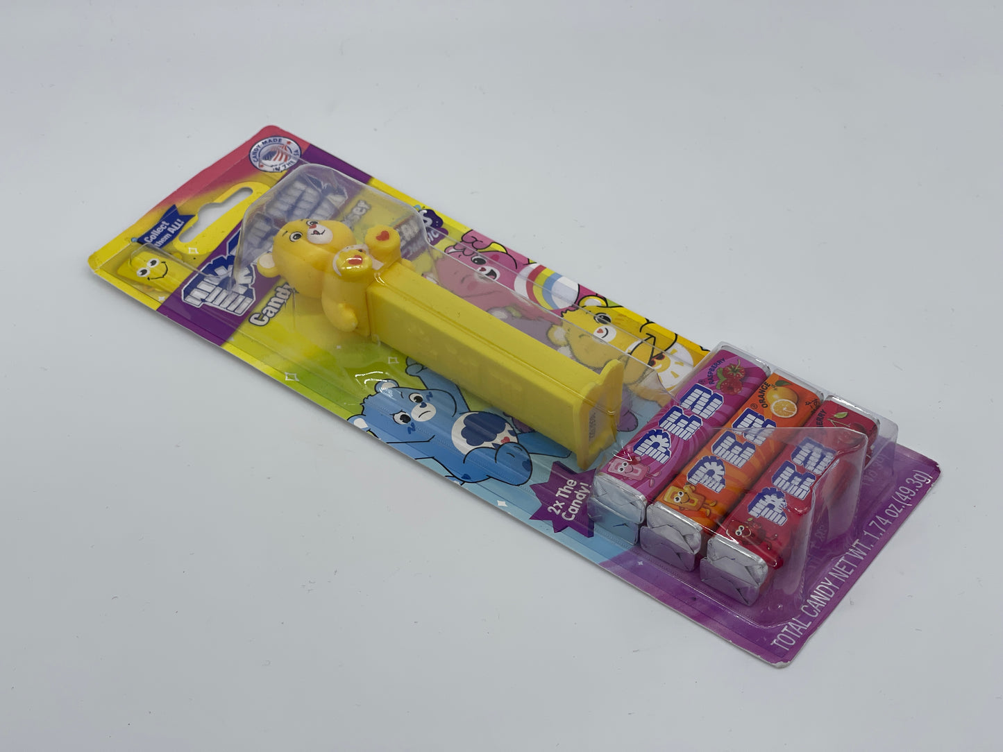 PEZ Care Bears Glücksbärchis "Unlock the Magic" Funshine Bear USA (2022)