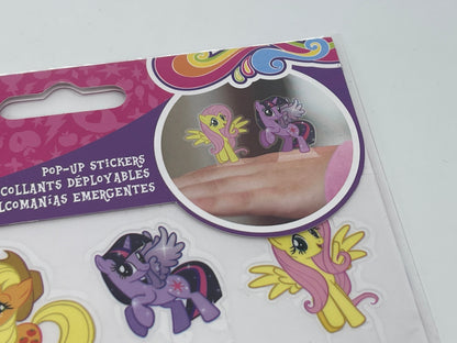 My Little Pony "Pop-Up Sticker Set" 2 Bögen mit 3D Effekt