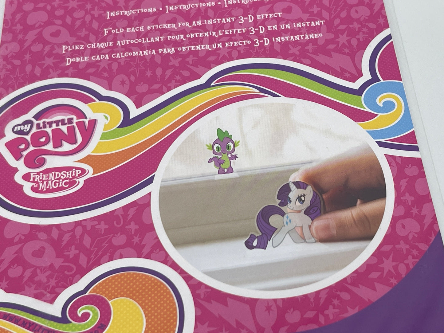My Little Pony "Pop-Up Sticker Set" 2 Bögen mit 3D Effekt