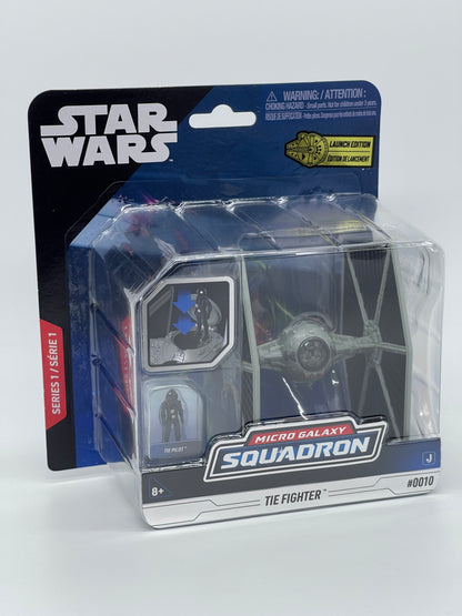 Star Wars Micro Galaxy Squadron "Tie Fighter & Tie Pilot" Launch Edition