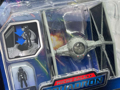 Star Wars Micro Galaxy Squadron "Tie Fighter & Tie Pilot" Launch Edition