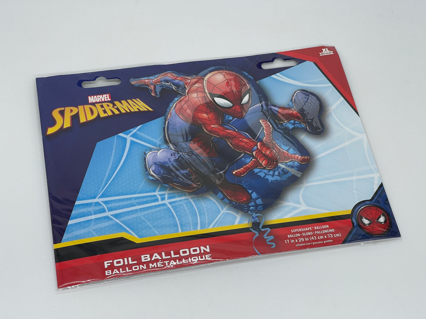 Folienballon "Spiderman" Helium Ballon Supershape Marvel (43 cm x 73 cm)