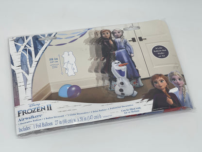 Foil Balloon "Frozen II" Olaf, Elsa, Anna Helium Balloon Airwalker (147 cm x 68 cm) 