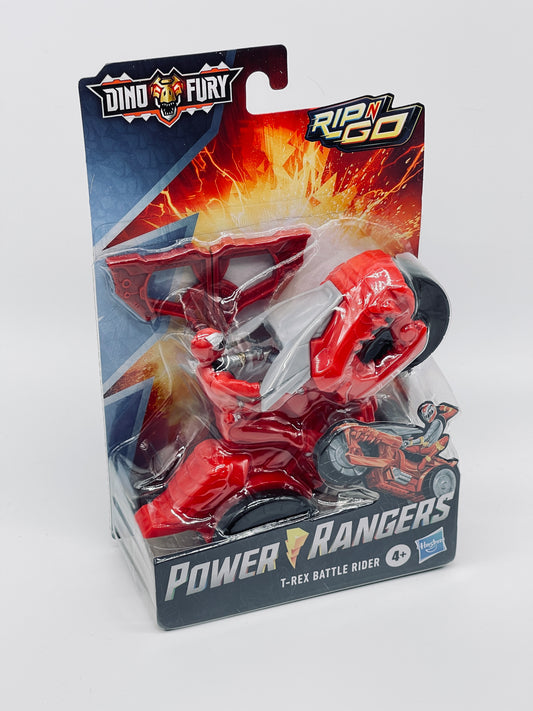 Power Rangers - T-Rex Battle Rider Red - Dino Fury Rip'n Go Feature (2022)