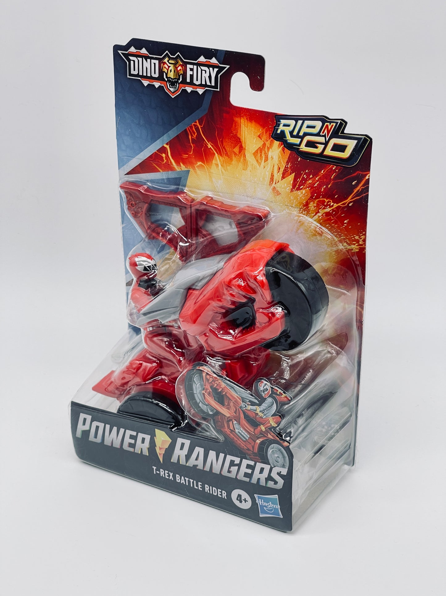 Power Rangers - T-Rex Battle Rider Rot - Dino Fury Rip'n Go Feature (2022)