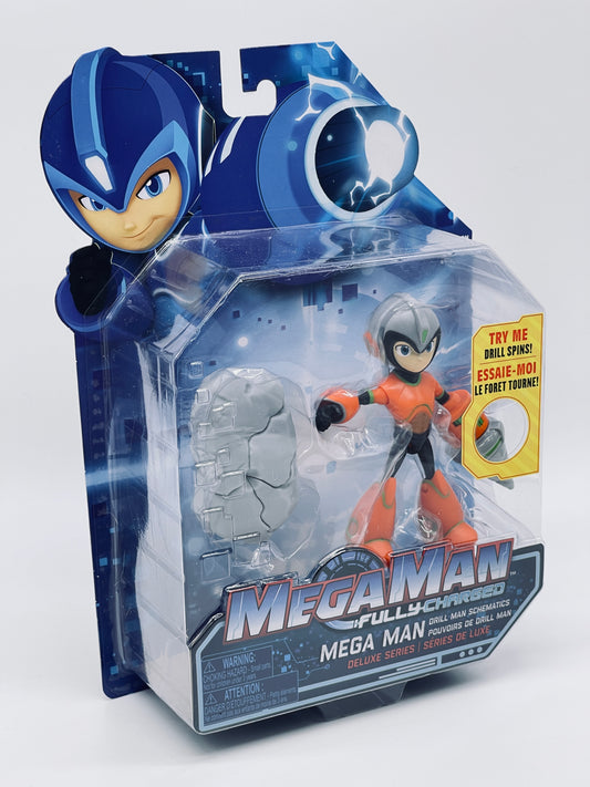 Mega Man - Fully Charged Deluxe Series "Spin Drill + Stein" (Jakks)