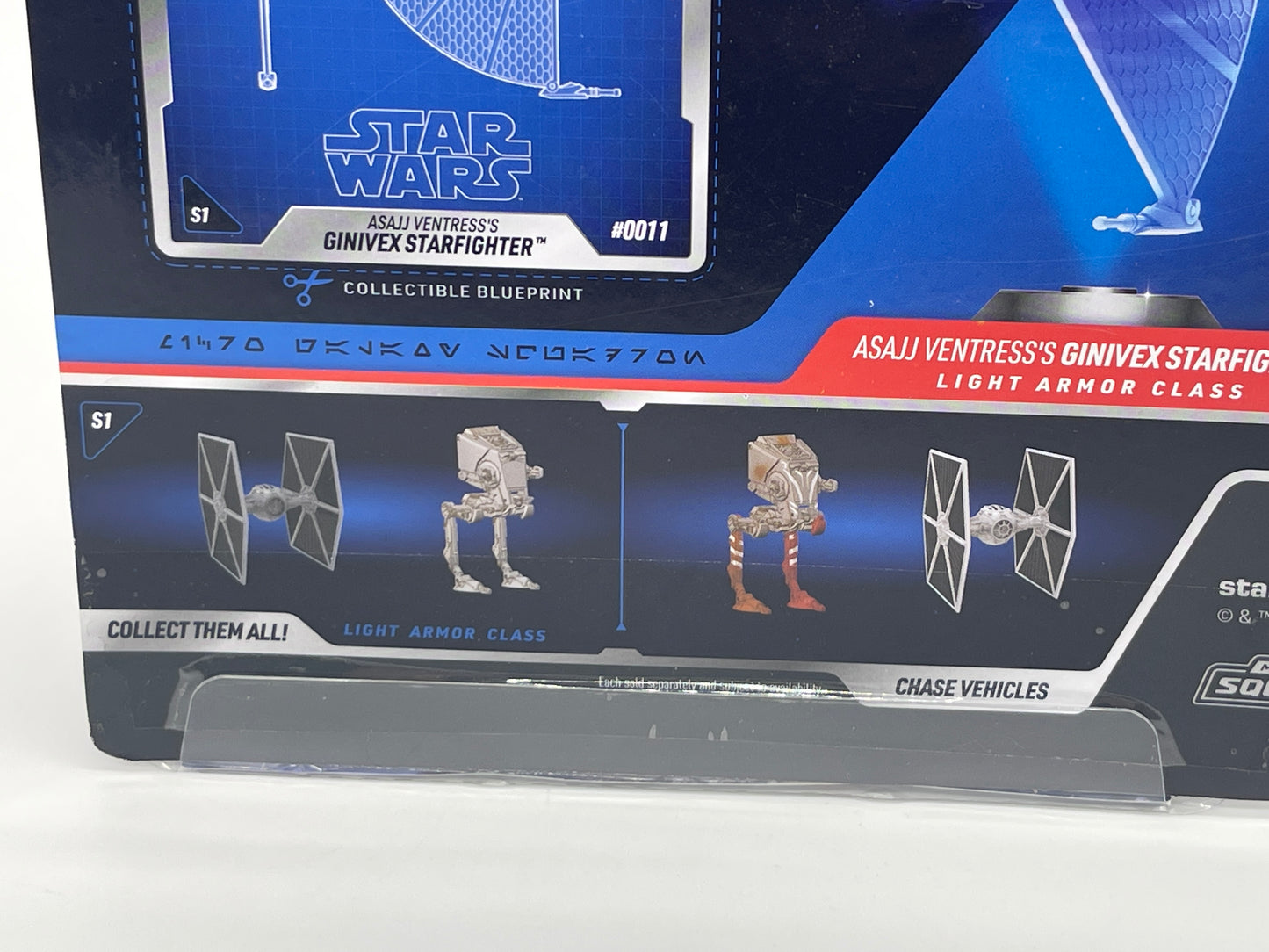 Star Wars Micro Galaxy Squadron "Asajj Ventress's Ginivex Starfighter" Launch Edition #0011