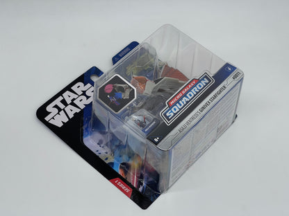 Star Wars Micro Galaxy Squadron "Asajj Ventress's Ginivex Starfighter" Launch Edition #0011