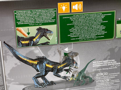 Jurassic World "Indoraptor" Dino Trackers Track 'n Attack mit Licht und Sound (2023)