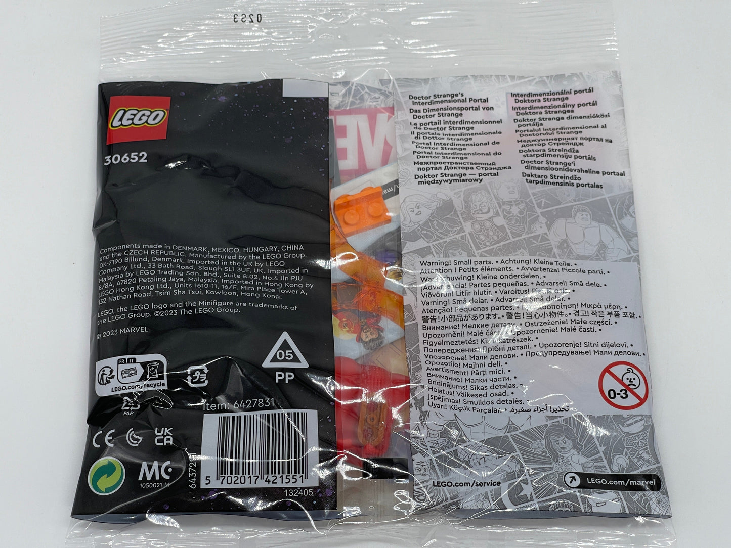 LEGO "Doctor Strange Dimension Portal" MARVEL Polybag #30652 (2023) 