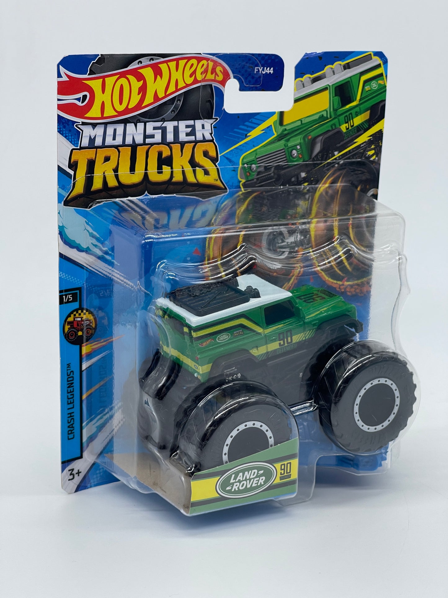 Hot Wheels Monster Trucks "Land Rover 90 Defender" HNW12-LA10 (Mattel 2022)